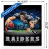 Trends International NFL Las Vegas Raiders  End Zone 20 Wall Poster, 14.725" x 22.375", White Framed Version view 3