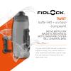 FIDLOCK Twist Bottle 590ml/20oz + Universal Base Set | New Leak-Proof, Self-Sealing Bottle Cap | Bike Water Bottle Holder with No Screws & Attached Bottle | Cage Free Magnetic Rack | Smoke view 2