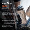 FIDLOCK Twist Bottle 590ml/20oz + Universal Base Set | New Leak-Proof, Self-Sealing Bottle Cap | Bike Water Bottle Holder with No Screws & Attached Bottle | Cage Free Magnetic Rack | Smoke view 3