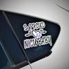 So Proud of My NICU Baby Sticker, Neonatal Preemie Purple Feet Vinyl Decal for Moms | Waterproof Car or Truck Graphic for Window or Van Trunk Lid | Printed with Eco Solvent UV Ink view 2