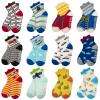 HYCLES Anti Slip Toddler Socks, 12 Pairs Non-Skid Cotton Grip Kid Socks for 1-3T Kids Boy Girl view 1