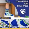 HYCLES Anti Slip Toddler Socks, 12 Pairs Non-Skid Cotton Grip Kid Socks for 1-3T Kids Boy Girl view 4