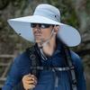 6" Wide Brim Sun Protection Hat Outdoor Unisex Bucket Hats for Hiking Beach Fishing Safari Garden Lawn Yard Work Kayaking B3-LightGray view 2