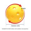 Anteer 12 Pack Plastic Baseball Practice Baseballs for Hitting, Indoor Outdoor Lightweight Balls Baseball Batting Training(Yellow) view 4
