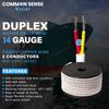 14 Gauge 2 Conductor Marine Wire - 30 ft Duplex Flat Marine Grade Wire Tinned Copper Oxygen-Free Insulated - 14/2 AWG UL 1426 Standard PVC Wire for Boat, Automotive, Speakers, Camper & Trailers view 3