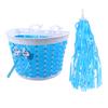 BESPORTBLE 4pcs Bike Handlebar Streamers Decorative Bike Accessories for Boy Girl with Basket for Birthdays and Holidays and Eye-catching Ornaments view 2