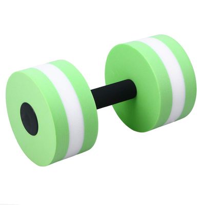 BESPORTBLE Water Weights Aquatic Dumbbells for Pool Fitness Water Aerobics Therapy Workouts Pool Exercise Equipment (Green)