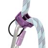AOKWIT Professional 25KN Rappel ATC Belay Device Aluminum V-grooved Rock Climbing Belay Device Rappelling Descender Safety Equipment (Purple) view 1