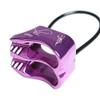AOKWIT Professional 25KN Rappel ATC Belay Device Aluminum V-grooved Rock Climbing Belay Device Rappelling Descender Safety Equipment (Purple) view 3