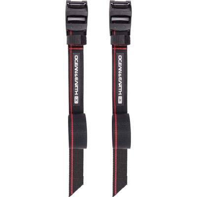Ocean & Earth 10' SUP & Surfboard Black Tie Down Straps Includes 2