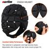 Surlim Soft Helmet for Flag Football Scrum Cap Soft Shell Helmet Rugby Headgear for Youth Adults (Black, Large) view 4