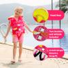 Kids Swim Vest, Toddler Swim Jacket with Adjustable Safety Strap, Toddler Swimming Aid for 24-77 lbs Boys and Girls view 2
