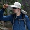 6" Wide Brim Sun Protection Hat Outdoor Unisex Bucket Hats for Hiking Beach Fishing Safari Garden Lawn Yard Work Kayaking B2-Beige view 3