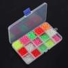 OriGlam 1500pcs Fishing Beads Assorted, Luminous Glow Beads Kit, Plastic Oval Bead Tackle, Luminous Fishing Bead Rigging Lures view 1