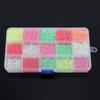 OriGlam 1500pcs Fishing Beads Assorted, Luminous Glow Beads Kit, Plastic Oval Bead Tackle, Luminous Fishing Bead Rigging Lures view 2