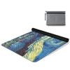 ALAZA Starry Night Sky Van Gogh Nonslip Yoga Mat Towel with Grip Dots for Women Men view 2