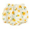 3PC Infant Shorts Set Toddler Newborn Baby Girls Boys Pants Cotton Linen Cute Floral Bloomers Summer Triangle Outfit 2-3 Years view 4