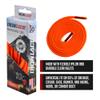 IRONLACE - Paracord 550 Laces Type III, Heavy-Duty, Universal Boot & Shoe Laces, Stretchable Nylon, 550-Pound Breaking Strength, Orange, 9/64 Inch (3.5mm) Tip Diameter, 45-Inch, 1-Pair view 4
