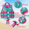Gogokids Toddler Swim Vest, Premium Kids Swimming Jacket for 30-40-50-60-70 Lbs Girls and Boys, Floaties Vest Swimming Aid with Dual Adjustable Safety Strap for 2-9 Years in Pool/Puddle/Beach view 3
