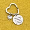 7RVZM Graduation Gift affirmation Gift for Best Friend Keychain, Travel Gifts for Sister Daughter Keychain, Inspirational jewelry Motivational Key Chain view 2
