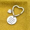 7RVZM Graduation Gift affirmation Gift for Best Friend Keychain, Travel Gifts for Sister Daughter Keychain, Inspirational jewelry Motivational Key Chain view 3