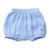 4 Pieces Summer Shorts Set Newborn Baby Girls Boys Pants Cotton Linen Blend Cute Floral Bloomers Triangle Shorts view 4