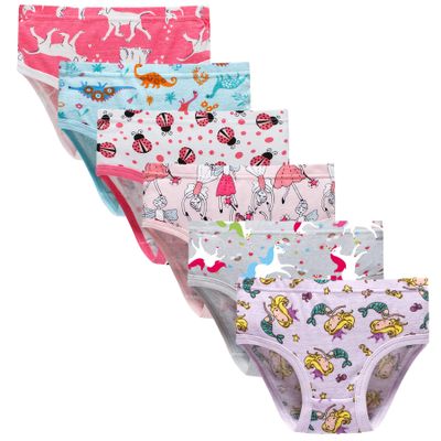 Boboking Girls Soft Cotton Underwear Unicorn Girls Briefs Toddler Panties Undies 8y