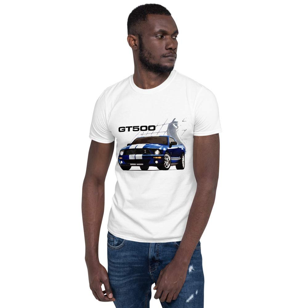 JG Infinite 2007 high-Performance Pony car GT500 Short-Sleeve Unisex T-Shirt White