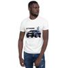 JG Infinite 2007 high-Performance Pony car GT500 Short-Sleeve Unisex T-Shirt White view 1