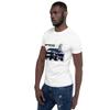 JG Infinite 2007 high-Performance Pony car GT500 Short-Sleeve Unisex T-Shirt White view 3