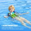 Gogokids Toddler Swim Vest, Premium Kids Swimming Jacket for 30-40-50-60-70 Lbs Girls and Boys, Floaties Vest Swimming Aid with Dual Adjustable Safety Strap for 2-9 Years in Pool/Puddle/Beach view 2