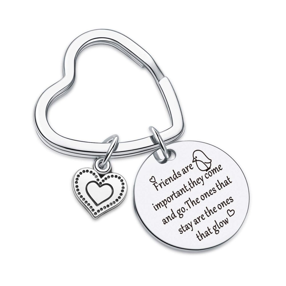 7RVZM Penguin Lover Jewelry Penguin Gift Relationship Keychain BFF Keychain Graduation Gift Christmas jewelry Penguins Key Chain