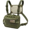 WYNEX Tactical Molle Admin Pouch of Laser Cut Design, Utility Pouches Molle Attachment Military Medical EMT Organizer with Map Pocket EDC EMT Pack IFAK Tool Holder Universal U.S.A Patch Included view 1