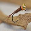 Region Fishing Tungsten Bead Hot Spot Pheasant Tail Jig Fly - Euro Nymph - Hanak Hook (6ct Hook #16) view 1