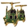 2 HUEYS LAPEL PIN OR HAT PIN - Size 1-1/2" - VETERAN OWNED BUSINESS view 1