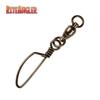 Rite Angler Double Welded Eye Ball Bearing Snap Swivels Stainless Steel 30-500 lbs (12 Pack) Fishing Lure to Line Connector Freshwater Saltwater Fishing (Silver, Casting D.W.E. Ball Bearing 50 lb.) view 4