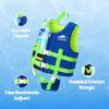 Gogokids Toddler Swim Vest, Premium Kids Swimming Jacket for 30-40-50-60-70 Lbs Girls and Boys, Floaties Vest Swimming Aid with Dual Adjustable Safety Strap for 2-9 Years in Pool/Puddle/Beach view 4