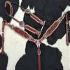 Showman Leather Single Ear Headstall & Breast Collar Set w/Floral Tooling & Reins view 2