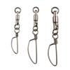 Rite Angler Double Welded Eye Ball Bearing Snap Swivels Stainless Steel 30-500 lbs (12 Pack) Fishing Lure to Line Connector Freshwater Saltwater Fishing (Silver, Spin D.W.E. Ball Bearing 30 lb.) view 3