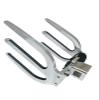 Krypt Towers Pontoon Wakeboard Rack, Square Tubing Rack Mount, Universal Clamp Fits Rails or Bimini Tubes 30mm - 34mm - Polished (Double Wakeboard) view 1