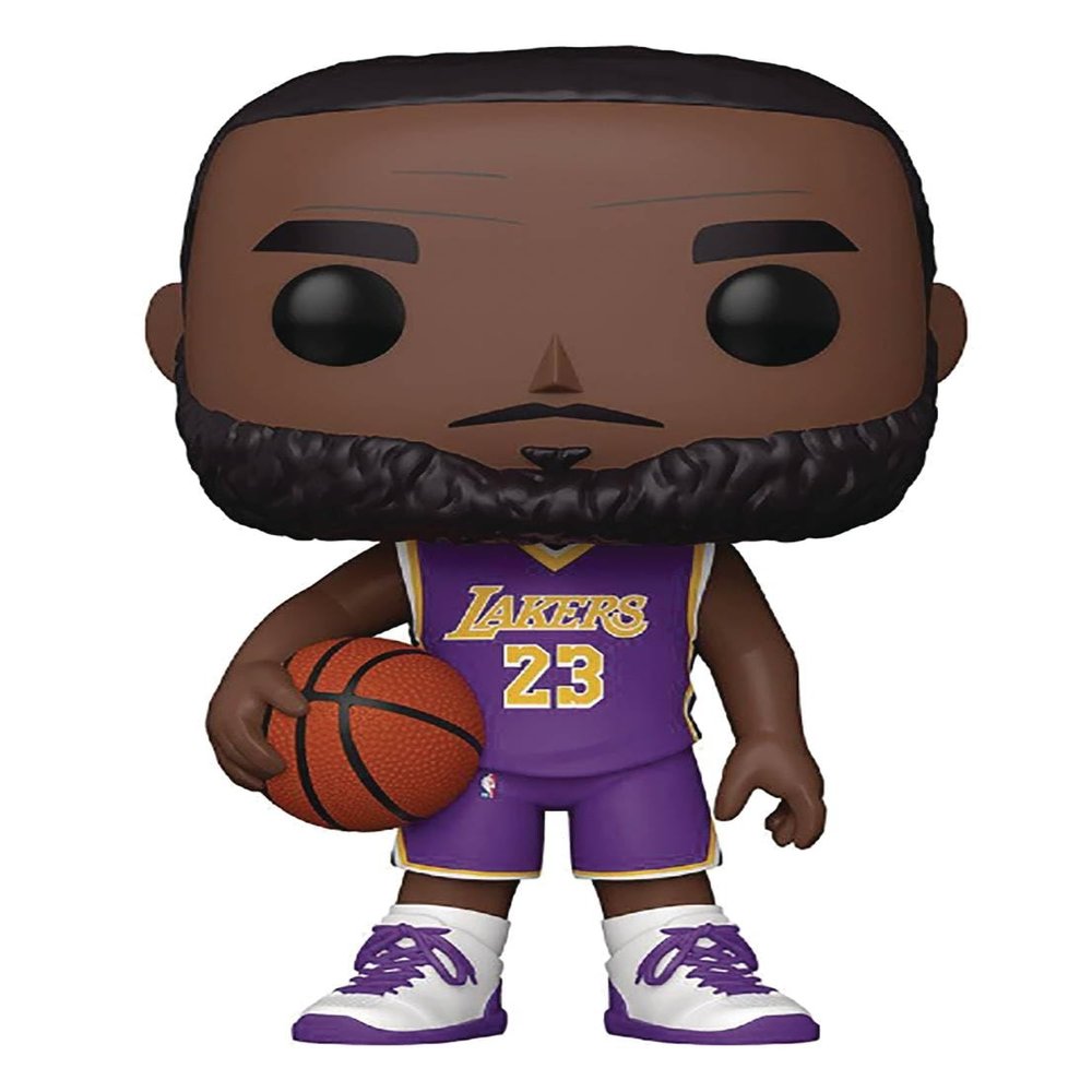 Funko POP NBA: Lakers - 10" Lebron James(Purple Jersey)