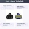 Bike Brake Pads Resin for Campagnolo Caliper, H11, DB-210, 502316, 2016000400649. The Bicycle Replacement Part for OEM Brakes for high Braking Power and Quiet Stops. view 2