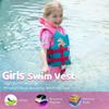 Gogokids Toddler Swim Vest, Premium Kids Swimming Jacket for 30-40-50-60-70 Lbs Girls and Boys, Floaties Vest Swimming Aid with Dual Adjustable Safety Strap for 2-9 Years in Pool/Puddle/Beach view 4