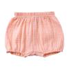 4 Pieces Summer Shorts Set Newborn Baby Girls Boys Pants Cotton Linen Blend Cute Floral Bloomers Triangle Shorts view 2