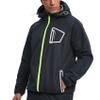 HOTSUIT Sauna Suit Workout Jacket - Men Boxing Anti Rip Sweat Suits Tops, Blue, L view 3