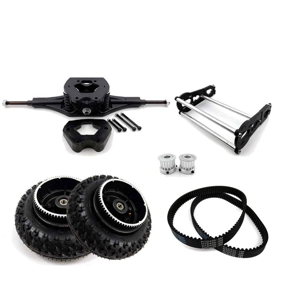 New Frame for Mountain Skateboard Truck Compatible with N63 Motor Off-Road Skateboard Belt Drive Motor Bracket Trucks (Kit 2)