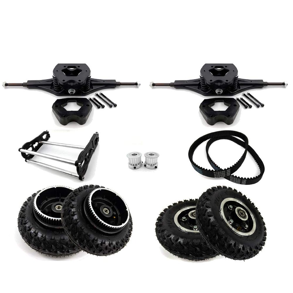 New Frame for Mountain Skateboard Truck Compatible with N63 Motor Off-Road Skateboard Belt Drive Motor Bracket Trucks (Kit 1)