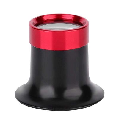 10X Jewelry Loop Magnifier, Loupe Watch Aluminum Alloy 10X Eye Magnifier Loupe Repair Watch Tool Watchmaker Loupe Magnifying Glass Loupe Lens Magnifier