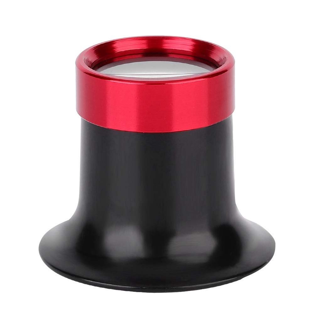 10X Jewelry Loop Magnifier, Loupe Watch Aluminum Alloy 10X Eye Magnifier Loupe Repair Watch Tool Watchmaker Loupe Magnifying Glass Loupe Lens Magnifier