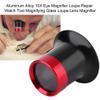 10X Jewelry Loop Magnifier, Loupe Watch Aluminum Alloy 10X Eye Magnifier Loupe Repair Watch Tool Watchmaker Loupe Magnifying Glass Loupe Lens Magnifier view 2